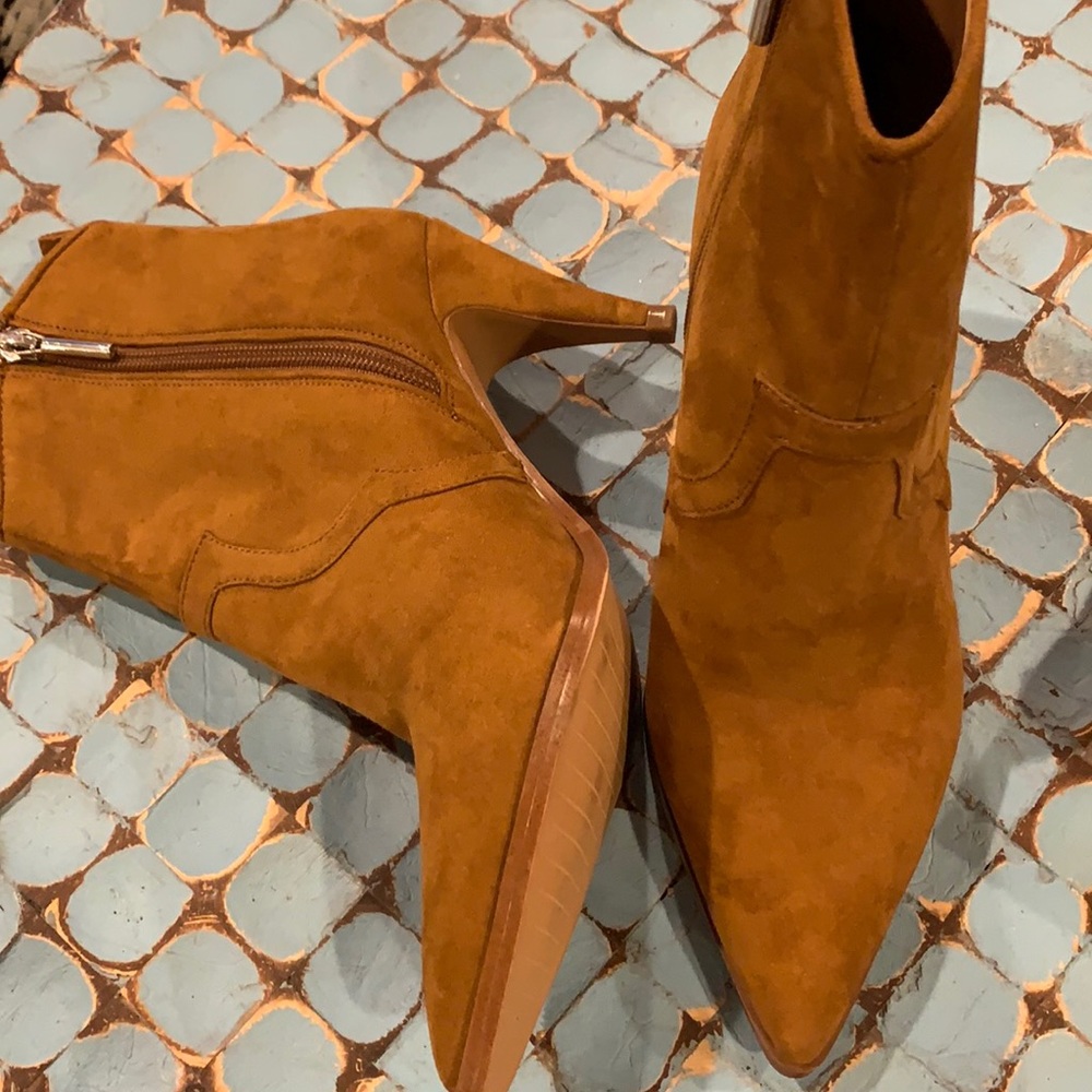 Camel Ankle Boots
